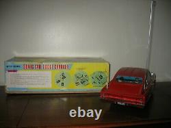 BOXED 1960's NOMURA SONIC DODGE CHARGER JAPAN TIN TOY BATTERY TINPLATE MOPAR CAR