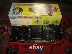 BOXED 1960's NOMURA SONIC DODGE CHARGER JAPAN TIN TOY BATTERY TINPLATE MOPAR CAR