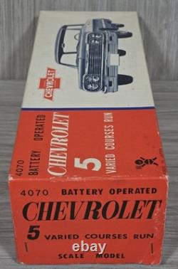 Bandai 1964 Chevrolet Impala Vintage Tin Toy Car Battery Operated Japan with Box