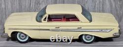 Bandai 1964 Chevrolet Impala Vintage Tin Toy Car Battery Operated Japan with Box