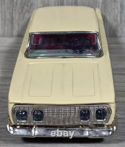 Bandai 1964 Chevrolet Impala Vintage Tin Toy Car Battery Operated Japan with Box