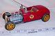 Bandai #7 Ford Hot Rod Coupe Car Tin Friction Toy Japan