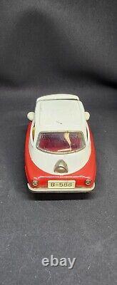 Bandai Isetta Friction Tinplate Vintage Toy Car