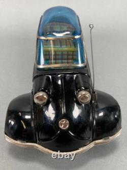 Bandai Messerschmitt Friction Three-Wheel Tin Car- Black Japan (1957)