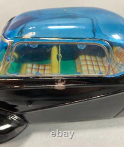 Bandai Messerschmitt Friction Three-Wheel Tin Car- Black Japan (1957)