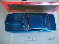 Bandai PONTIAC FIREBIRD Tin Toy Car battery operated for 60`s BOXED