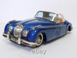 Bandai Tinplate Jaguar Two-Tone Friction Vintage Car Toy Rare Collectible