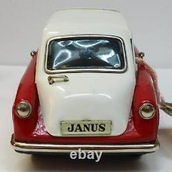 Bandaiya Akabako 751 Zundapp Janus white red tin miniature car with box
