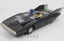 Batman & Robin Batmobile ALPS Tin Toy 1960s Made in Japan Vintage Car Rare