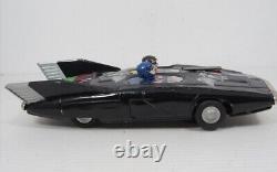 Batman & Robin Batmobile ALPS Tin Toy 1960s Made in Japan Vintage Car Rare