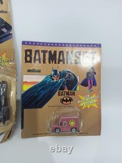 Batman Valtoys Argentina Vintage Lot x3 Batmanset Dual Launcher Batmobile Joker