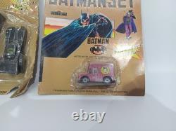Batman Valtoys Argentina Vintage Lot x3 Batmanset Dual Launcher Batmobile Joker
