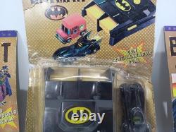 Batman Valtoys Argentina Vintage Lot x3 Batmanset Dual Launcher Batmobile Joker