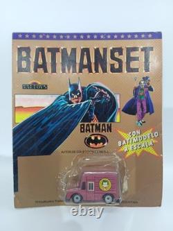 Batman Valtoys Argentina Vintage Lot x3 Batmanset Dual Launcher Batmobile Joker