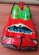 Batmobile Batman Car TV drama Design Red Tinplate Toys Vintage Used Working