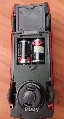 Batmobile Batman Car TV drama Design Red Tinplate Toys Vintage Used Working