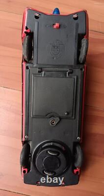 Batmobile Batman Car TV drama Design Red Tinplate Toys Vintage Used Working