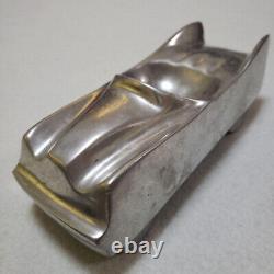 Batmobile style Car Toys Vintage 330g Silver Very rare interior made in Japan