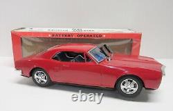 Battery Operated Tin 1967 Pontiac Firebird Car Boxed Bandai Japan Works