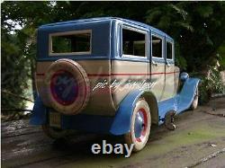 Big Saloon German 4 Doors Car Tin Litho Wind Up(us)
