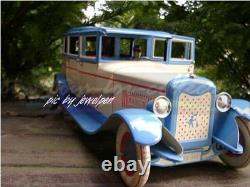 Big Saloon German 4 Doors Car Tin Litho Wind Up(us)