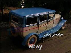 Big Saloon German 4 Doors Car Tin Litho Wind Up(us)