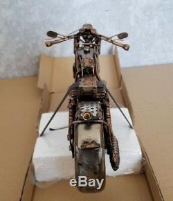Bike motorcycle tin toy tinplate car handmade vintage chopper