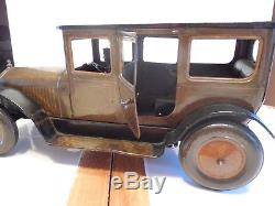 Bing Limousine 1920s LARGE 15+, 1920s Wind Up, Lights, Opening Doors Car German