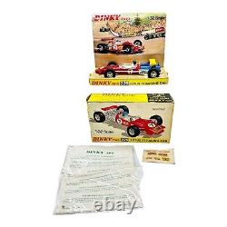 Boxed Vintage Dinky Toys Model 225 Lotus F1 Racing Car In Great Condition++++