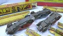 Boxed Vintage Tin-Plate Marx Clockwork Mystery Garage Road with 3x Cars