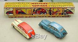 British Marx Mystery Garage tin car track toy English version of Mystery Tunnel