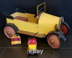 Brum pedal car Original Barn Find Retro Toy Vintage+remote control brum