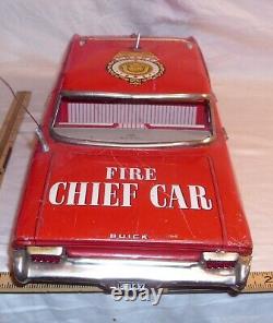 Buick Invicta Fire Cheif Car Large Tin Friction Toy Japan