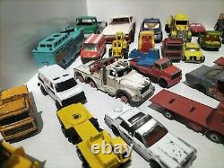 Bulk Lot Of Vintage Diecast Cars Dinky Toys Matchbox Trucks Ambulance