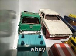 Bulk Lot Of Vintage Diecast Cars Dinky Toys Matchbox Trucks Ambulance