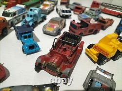 Bulk Lot Of Vintage Diecast Cars Dinky Toys Matchbox Trucks Ambulance