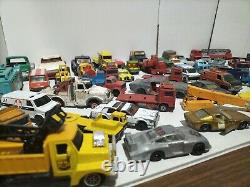 Bulk Lot Of Vintage Diecast Cars Dinky Toys Matchbox Trucks Ambulance