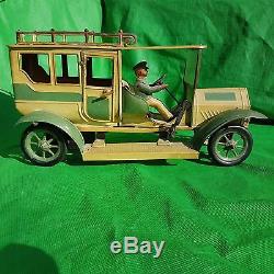 Carette Like Antique Tin Toy Car Circa 1905 / 1910 Pullmann