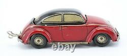 CKO Kellerman VW Beetle US Zone Germany Tin Litho Friction Car WWII Convertible
