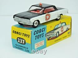 CORGI TOYS BOXED DIECAST No. 237 OLDSMOBILE SHERIFF CAR VINTAGE 1962-66