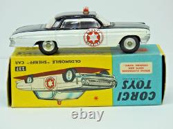 CORGI TOYS BOXED DIECAST No. 237 OLDSMOBILE SHERIFF CAR VINTAGE 1962-66