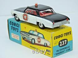 CORGI TOYS BOXED DIECAST No. 237 OLDSMOBILE SHERIFF CAR VINTAGE 1962-66