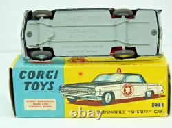 CORGI TOYS BOXED DIECAST No. 237 OLDSMOBILE SHERIFF CAR VINTAGE 1962-66