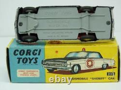 CORGI TOYS BOXED DIECAST No. 237 OLDSMOBILE SHERIFF CAR VINTAGE 1962-66