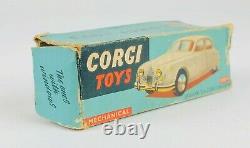 CORGI TOYS -JAGUAR 2.4 LITRE SALOON No. 208M- VINTAGE MECHANICAL MODEL CAR BOXED