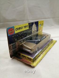 CORGI TOYS Minicar LINCOLN CONTINENTAL Gold Vintage With box From JAPAN