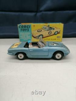 CORGI TOYS Minicar LOTUS ELAN S 2. Sky blue with box Vintage From JAPAN