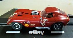 COX VINTAGE 1/24 1/25 GOOD CHEETAH SLOT CAR RED with RUNNING CHASSIS KB AMT MPC