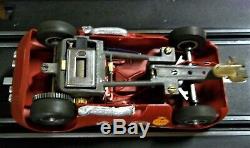 COX VINTAGE 1/24 1/25 GOOD CHEETAH SLOT CAR RED with RUNNING CHASSIS KB AMT MPC