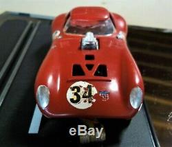 COX VINTAGE 1/24 1/25 GOOD CHEETAH SLOT CAR RED with RUNNING CHASSIS KB AMT MPC